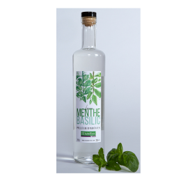 Liqueur BIO Menthe, Basilic