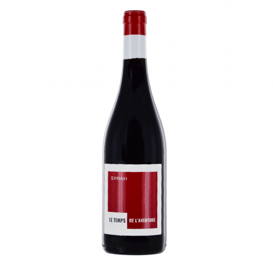 Le Temps de l'Aventure Syrah Rouge 2023 Chez Plaisirs du vin Agen