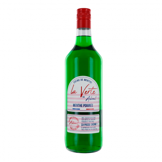 Crème de Menthe poivrée Adiou! Chez Plaisirs du vin Agen